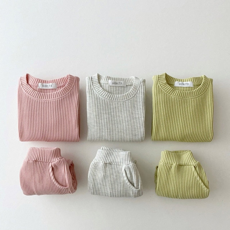 Baby clothes set unisex (Sweatshirt + pants)