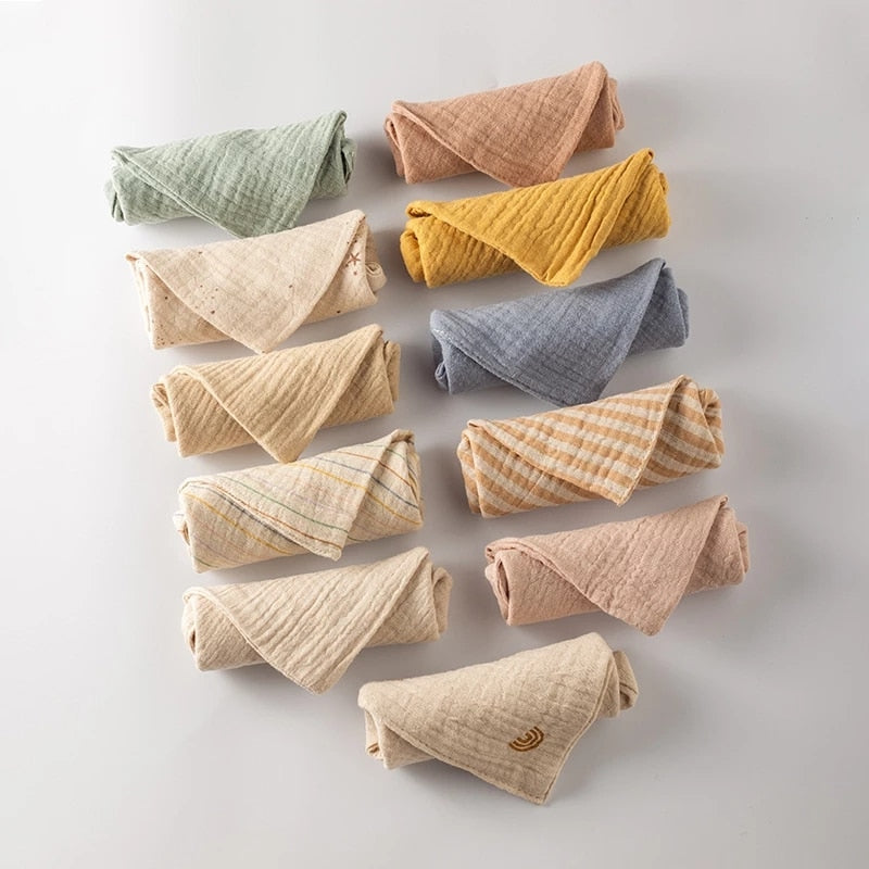 Baby towel muslin - Random color 5PCS