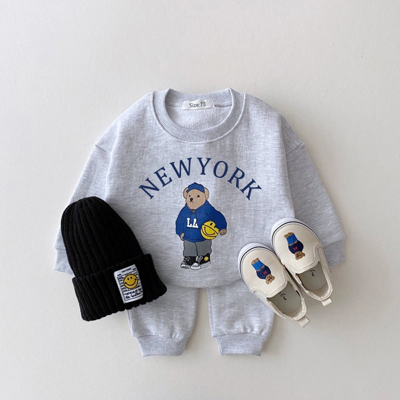 Completo per bambini NEW YORK (Felpa + Pantaloni) 
