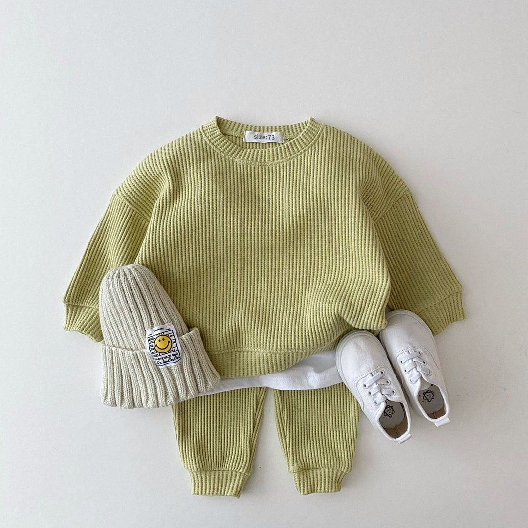 Baby clothes set unisex (Sweatshirt + pants)