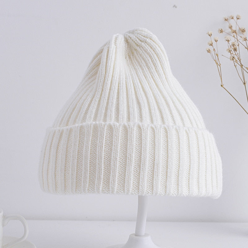 Cappellini in cotone e lana fatti all'uncinetto - Taglia unica 0-5 Anni